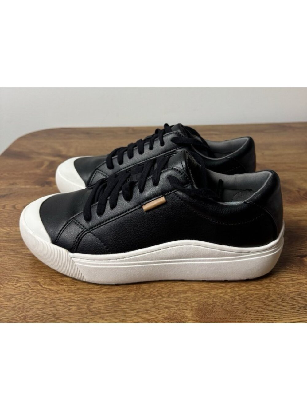 Dr. Scholl's Time Off Platform Sneaker Black Women's Size 8.5W Super Comfortable